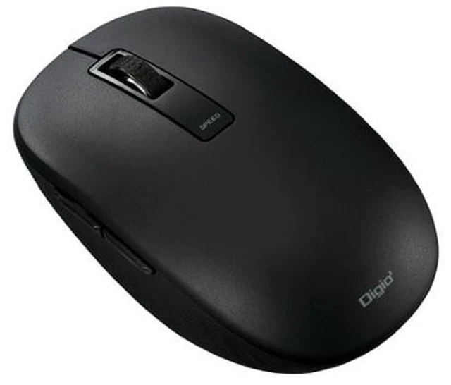 Main image of Japan Nakabayashi MUS-BKF219BK Black Bluetooth Silent 5-Button BlueLED Mouse