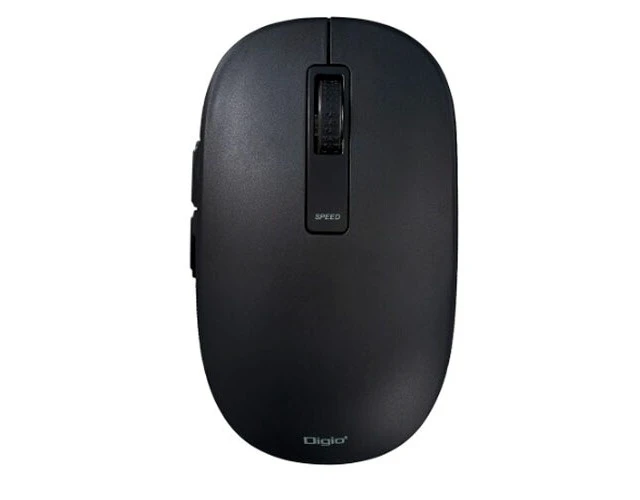 Alt view image 2 of 4 - Japan Nakabayashi MUS-BKF219BK Black Bluetooth Silent 5-Button BlueLED Mouse
