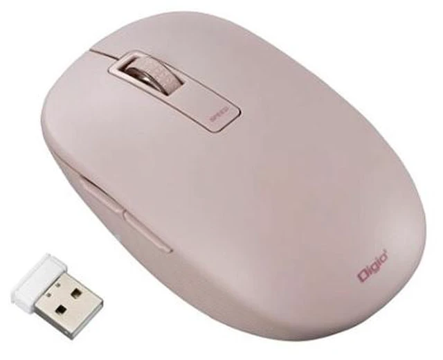 Main image of Japan Nakabayashi MUS-RKF218 Pink Wireless Silent 5-Button BlueLED Mouse
