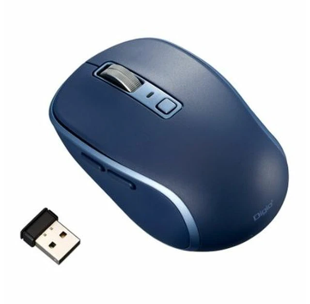 Main image of Japan Nakabayashi MUS-RKF216NB Navy Wireless Silent 5-Button Mouse