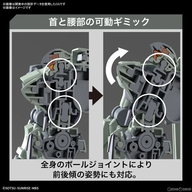 Alt view image 5 of 6 - Japan (Re-run) HG 1/144 Zawort Mobile Suit Gundam The Witch from Mercury