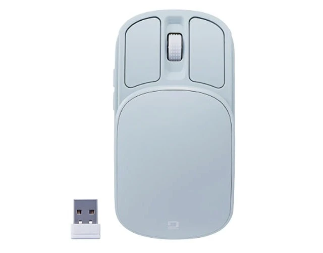 Alt view image 4 of 7 - Japan Nakabayashi Wireless Rechargeable Slide Silent 5-Button BlueLED Mouse Mint