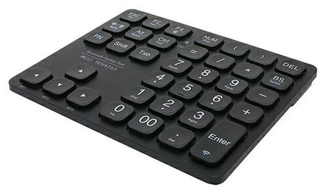 Main image of Japan Miyoshi TENBT03/BK Bluetooth Wireless Numeric Keypad with D-pad 36-Key Jap