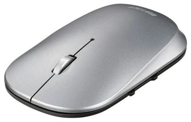 Main image of Japan BUFFALO BSMBB530NSV Normal Silver Bluetooth BlueLED Mouse