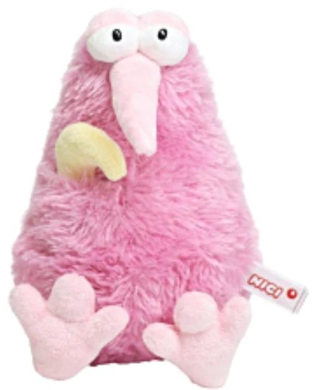 Main image of Japan NICI Bird Billy Ray Pink Classic 25cm