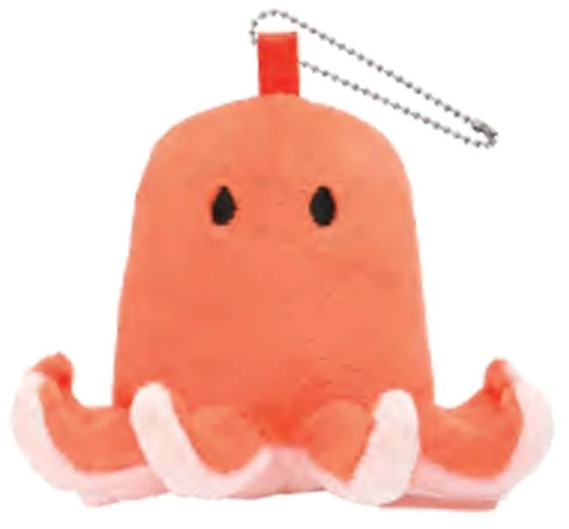 Main image of Octopus Wiener WIK-2-01 Plush Keychain Realistic Food Sausage Motif