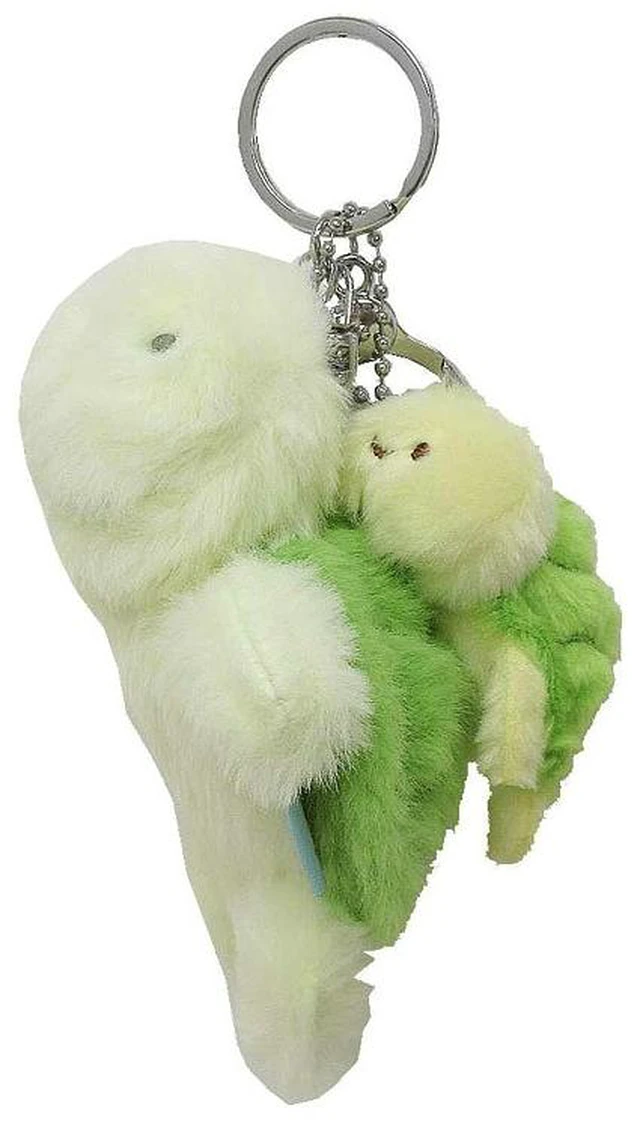 Main image of Japan Turtle Parent and Child Pita Mascot Plush Keychain