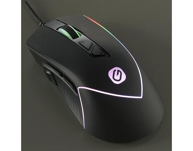 Alt view image 4 of 6 - Japan OHM PCGEAR Gaming Mouse PC-SMREX201-K 01-7277