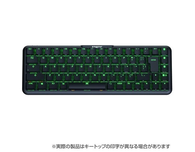 Alt view image 2 of 4 - Japan Fnatic KB0005-007 Black Wired Keyboard 71-Key Japanese Layout