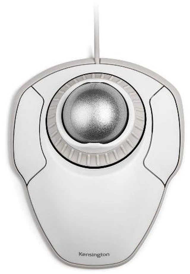 Main image of Japan Kensington Orbit Trackball with Scroll Ring White & Gray