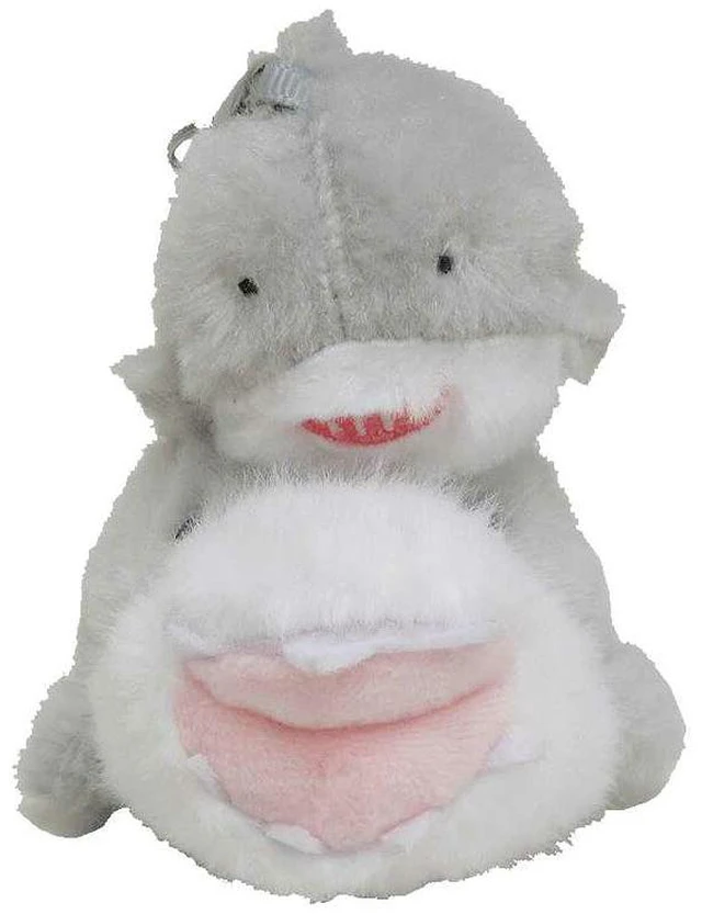 Main image of Japan Shark Parent and Child Magnetic Mascot Plush Keychain