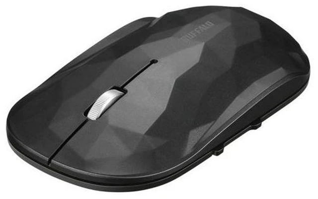 Main image of Japan BUFFALO BSMBW530GBK Geometry/Black USB BlueLED Optical Mouse
