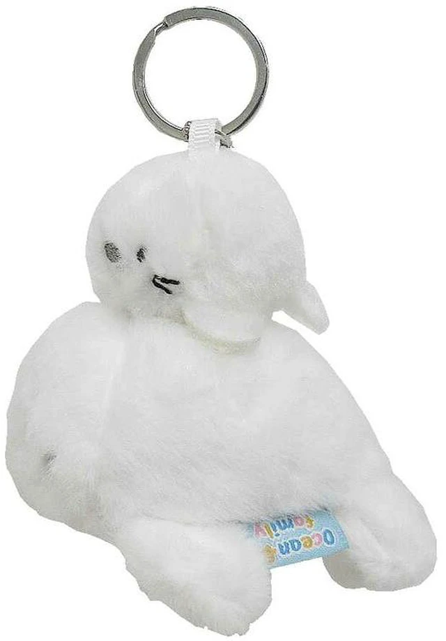 Main image of Japan Seal Parent and Child Pitatto Mascot Plush Keychain