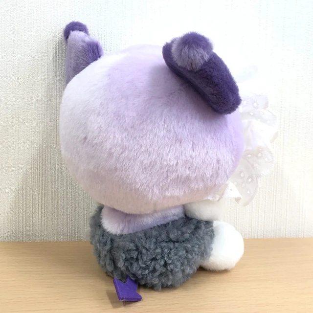 Alt view image 3 of 3 - Japan Kuromi Plush Toy Fuwakuta Baby Sanrio