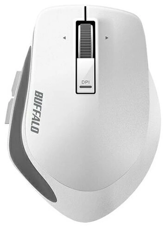 Main image of Japan BUFFALO BSMBW500MWH White Wireless BlueLED 5-Button Mouse