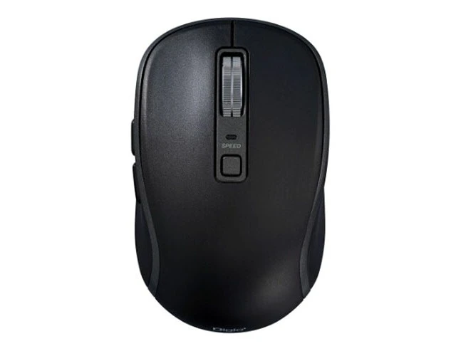 Alt view image 2 of 4 - Japan Nakabayashi MUS-BKF217BK Black Bluetooth Silent 5-Button BlueLED Mouse
