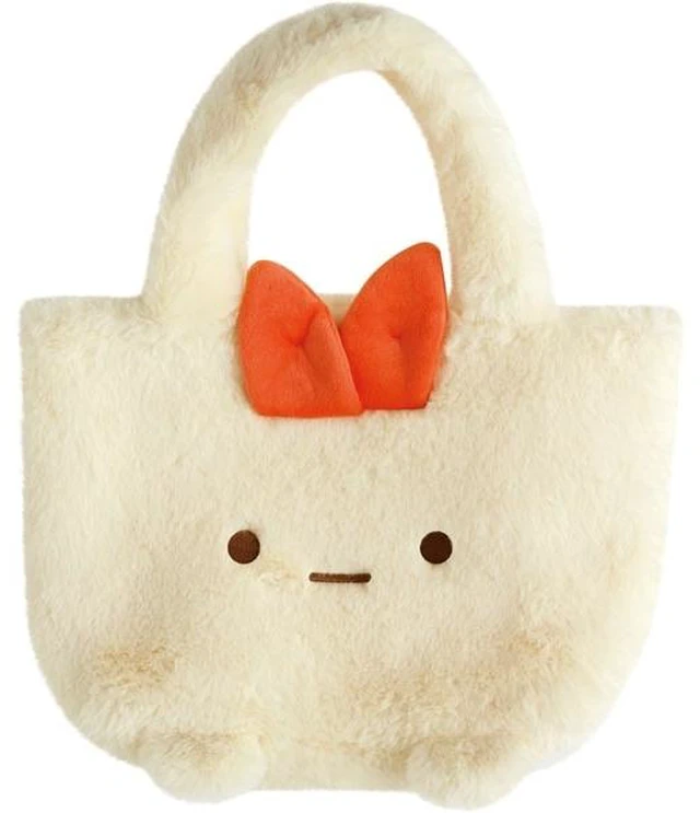 Main image of Japan Sumikkogurashi Plush Tote Bag: Ebifurai no Shippo