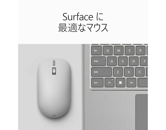 Alt view image 3 of 7 - Japan Microsoft Surface Mouse 2nd Gen Platinum w/ Action Button