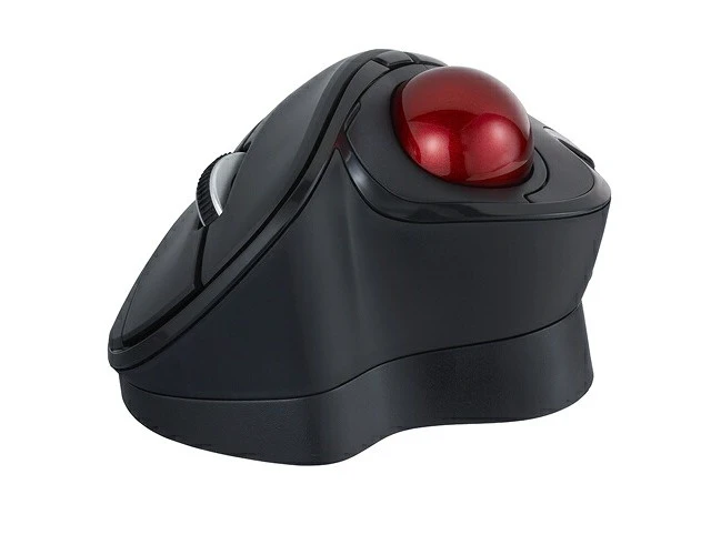 Alt view image 2 of 3 - Japan Nakabayashi Wireless Thumb 5-Button Optical Trackball