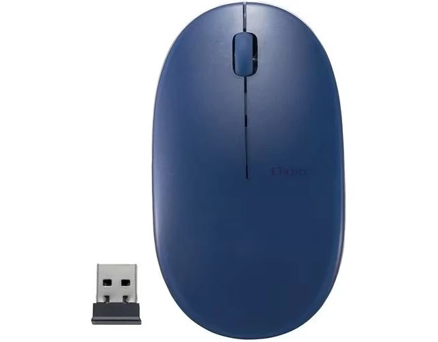 Alt view image 2 of 3 - Japan Nakabayashi FLATTY Wireless BlueLED Mouse 3-Button Blue