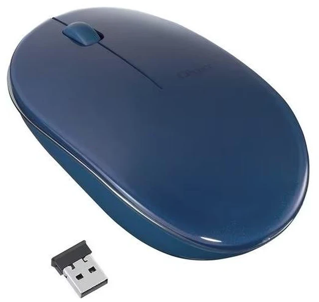 Main image of Japan Nakabayashi FLATTY Wireless BlueLED Mouse 3-Button Blue