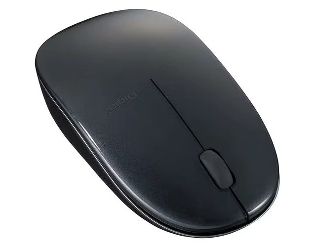 Alt view image 3 of 5 - Japan Nakabayashi FLATTY Wireless BlueLED Mouse 3-Button Black