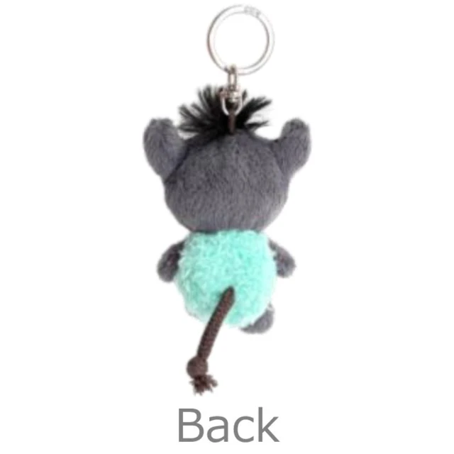Alt view image 2 of 2 - Japan NICI Bean Bag Monster Dark Gray Gusta 10cm