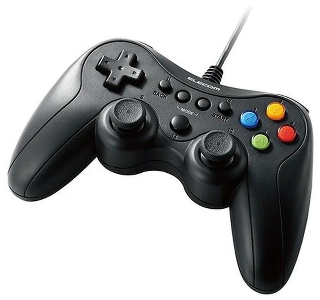 Main image of Japan ELECOM Wired FPS Gamepad PC Controller Black