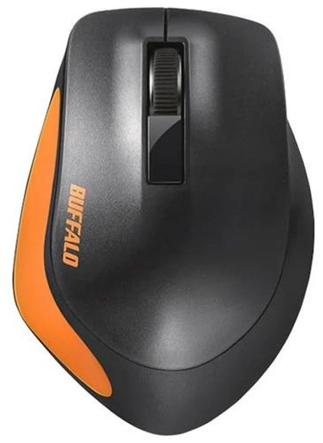 Main image of Japan BUFFALO BSMBW300MOR Orange USB Wireless BlueLED Mouse 3-Button