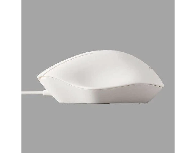 Alt view image 4 of 5 - Japan ELECOM M-SH10UBSKWH White Wired 3-Button Mouse M Size