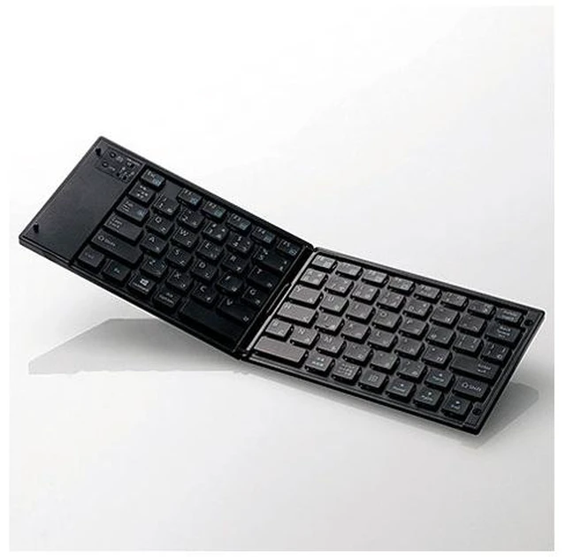 Main image of Japan ELECOM TK-FLP01BK Black Wireless Keyboard Japanese 79-Key