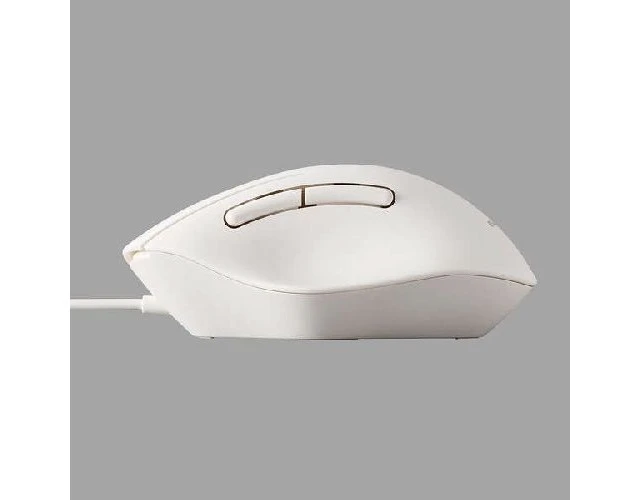 Alt view image 4 of 5 - Japan ELECOM Wired 5-Button Mouse M Size White