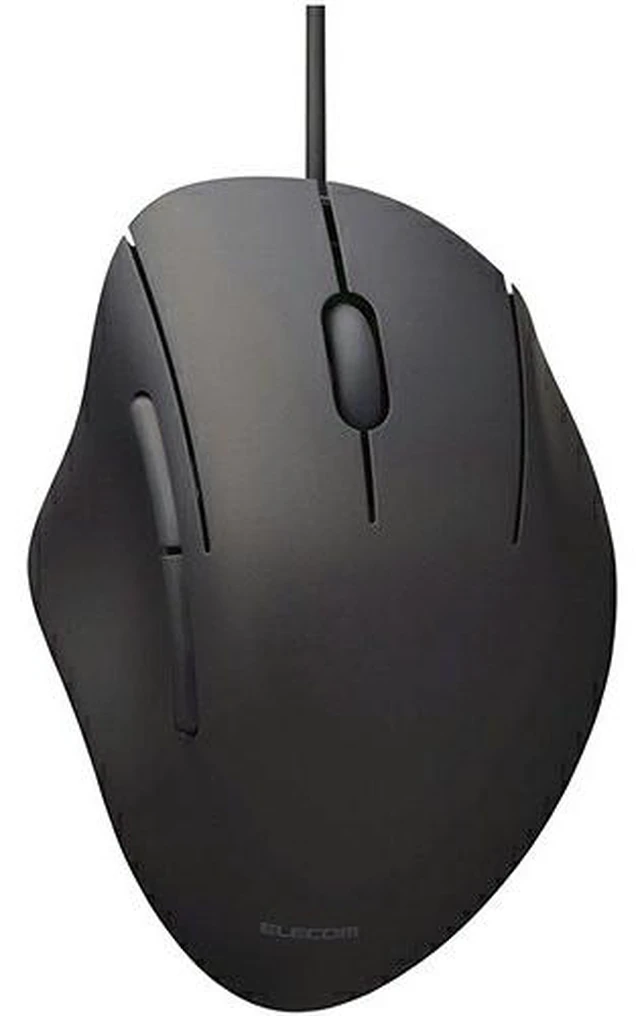 Main image of Japan ELECOM M-SH20UBSKBK Wired 5-Button Mouse M Size