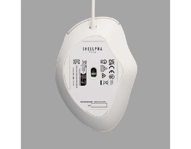 Alt view image 5 of 5 - Japan ELECOM Wired 5-Button Mouse M Size White
