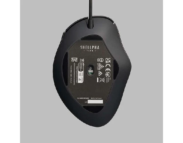Alt view image 5 of 5 - Japan ELECOM M-SH20UBSKBK Wired 5-Button Mouse M Size