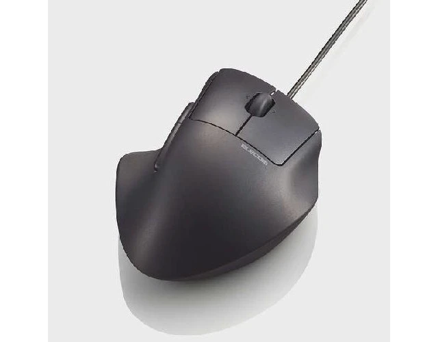 Alt view image 2 of 5 - Japan ELECOM M-SH31UBSKBK Wired 7-Button Mouse with Tilt Wheel S Size