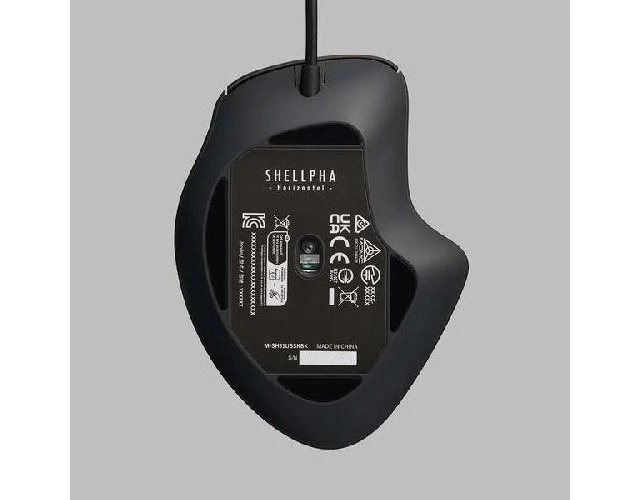 Alt view image 5 of 5 - Japan ELECOM M-SH31UBSKBK Wired 7-Button Mouse with Tilt Wheel S Size