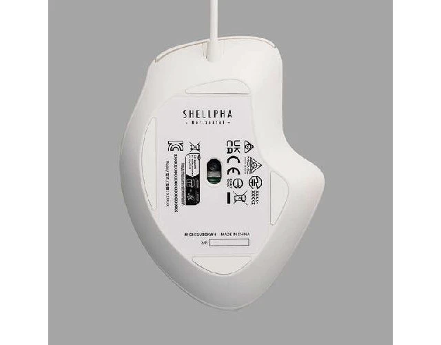 Alt view image 5 of 5 - Japan ELECOM M-SH31UBSKWH White Wired 7-Button Mouse with Tilt Wheel S