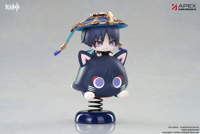 Alt view image 4 of 6 - Japan Genshin Impact Wanderer Chibi Yurayura Stand Complete Figure