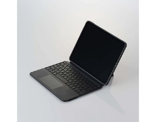 Alt view image 4 of 7 - Japan ELECOM TK-CA10BPBK Black 11" iPad Pro M4 Case-Integrated Keyboard