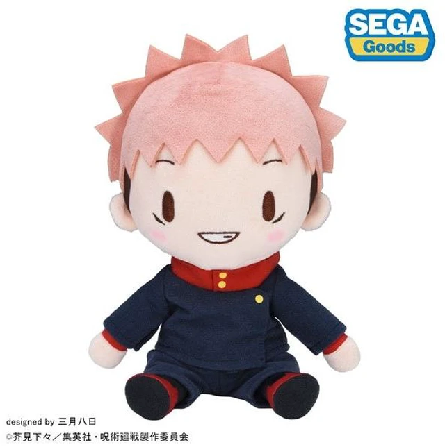 Main image of Japan Yuji Itadori Fuwapuchi Plush M Jujutsu Kaisen 5th Anniversary