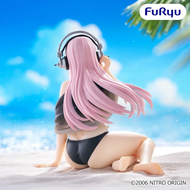 Alt view image 2 of 4 - Super Sonico Noodle Stopper: Black Bikini Ver. Complete Figure US DUTY PAID
