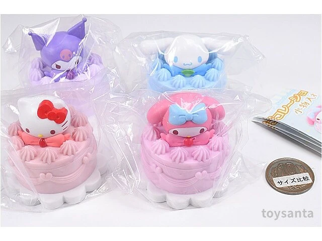 Alt view image 3 of 3 - Sanrio Characters Decoration Cake Trinket Box Complete 4-Type Set