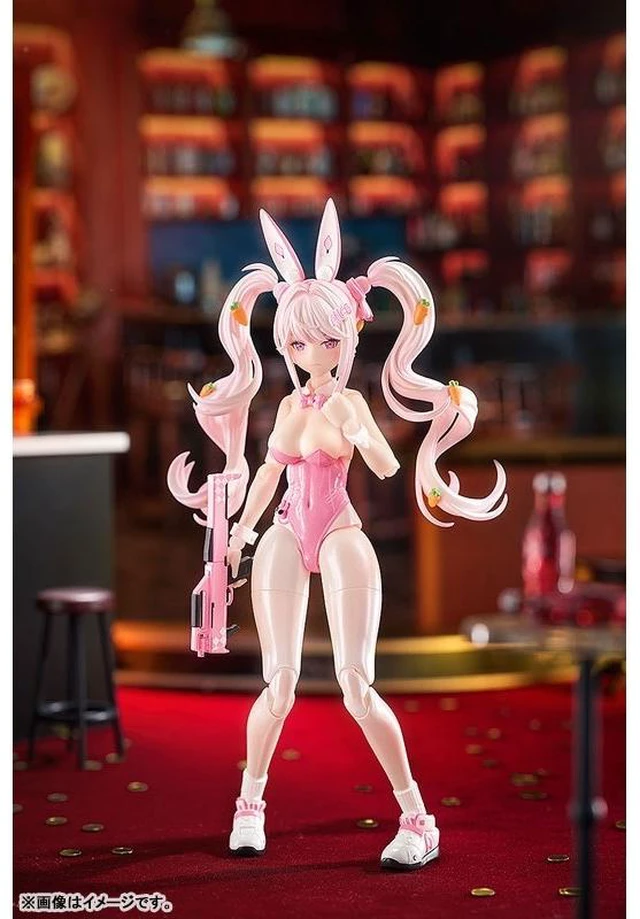 Alt view image 5 of 6 - Hyper Body Goddess of Victory: NIKKE Alice: Wonderland Bunny Action Figure