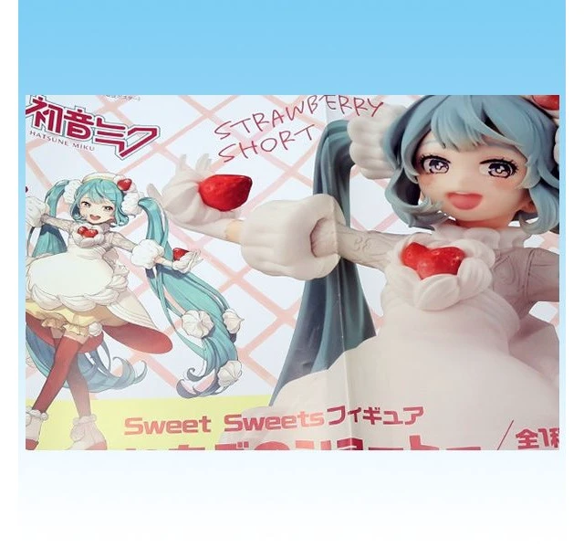 Alt view image 5 of 5 - Japan Hatsune Miku Sweet Sweets Figure Strawberry Shortcake Complete Figure