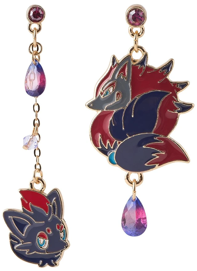 Main image of Pokemon Zorua & Zoroark Earring 116 US Import Fees Included