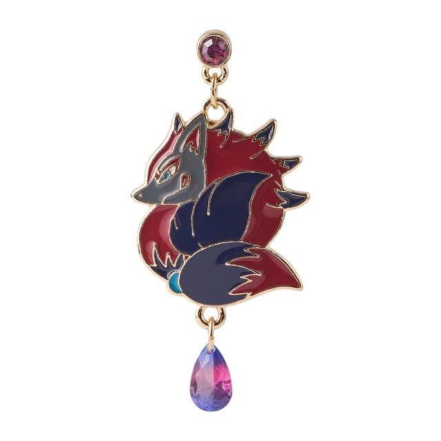Alt view image 4 of 6 - Pokemon Zorua & Zoroark Earring 116 US Import Fees Included