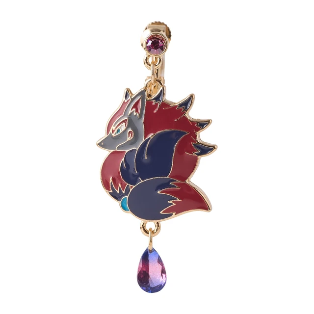 Alt view image 4 of 7 - Pokemon 116 Zorua & Zoroark Earring US Import Fees Included
