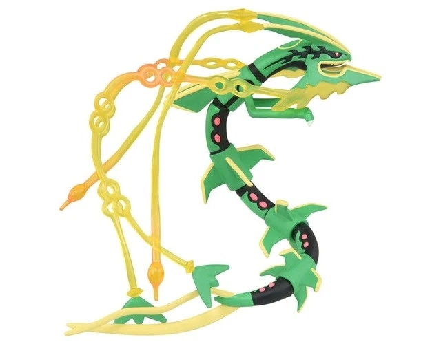 Alt view image 6 of 7 - Monster Collection Pokemon Mega Rayquaza Mini Figure US Import Fees Included