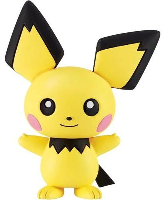 Main image of Monster Collection Pokemon MS-23 Pichu Mini Figure US Import Fees Included